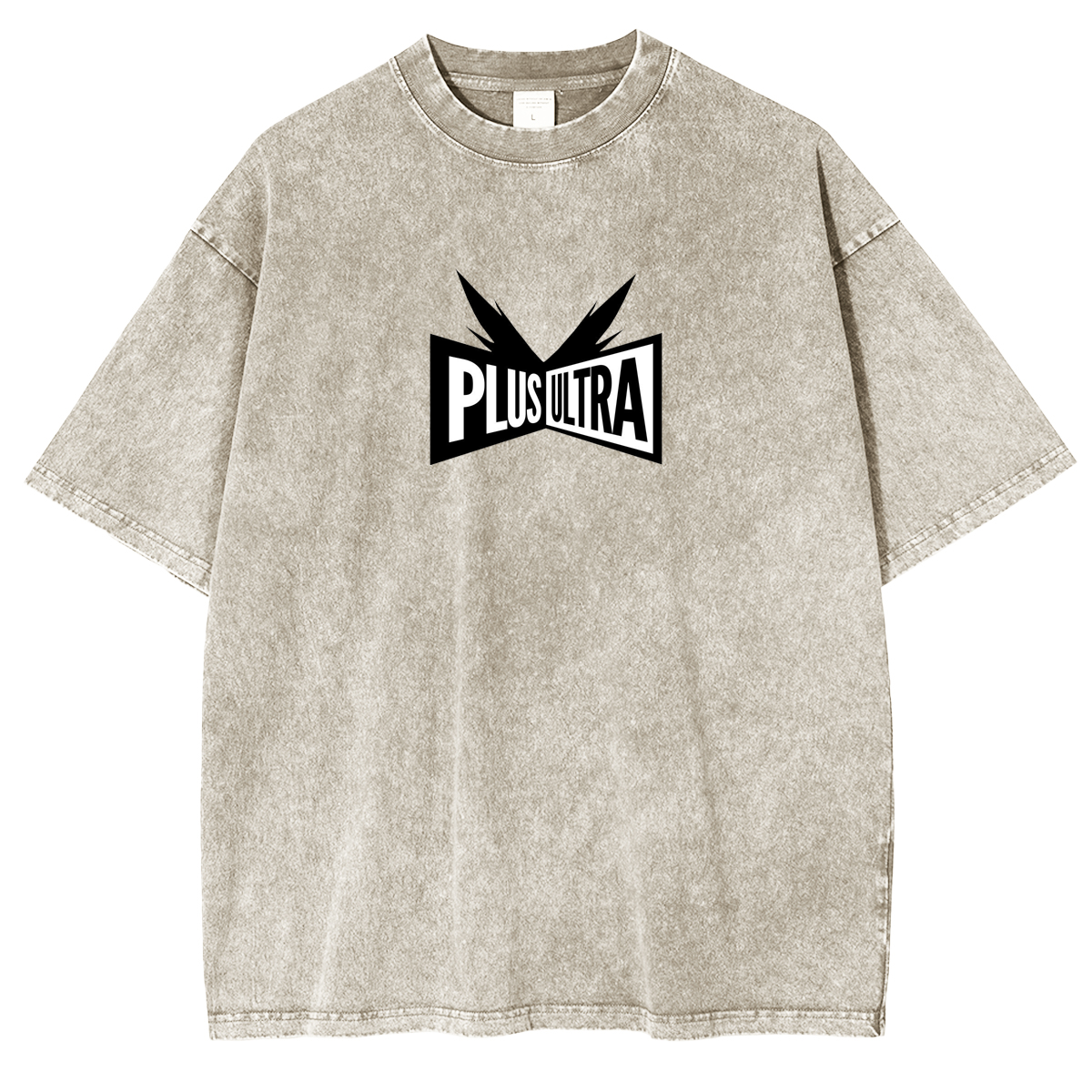 My Hero Academia Doppeldruck Oversize Anime Manga Acid Washed Baumwoll-T-Shirt