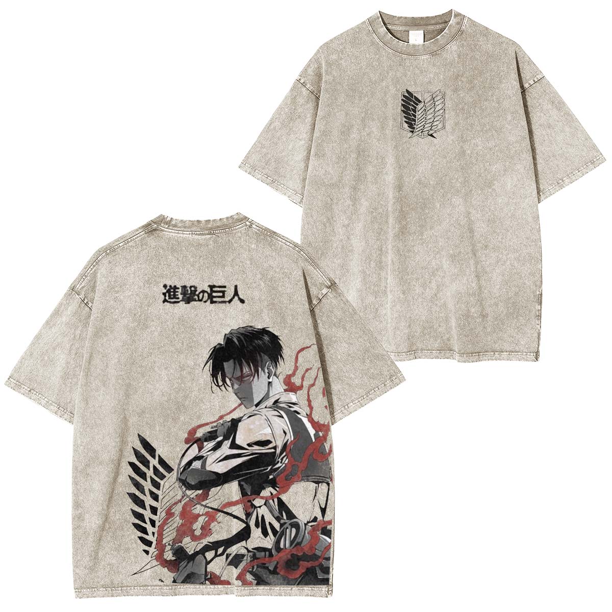 Levi Ackerman Vintage T-Shirt (gewaschen)