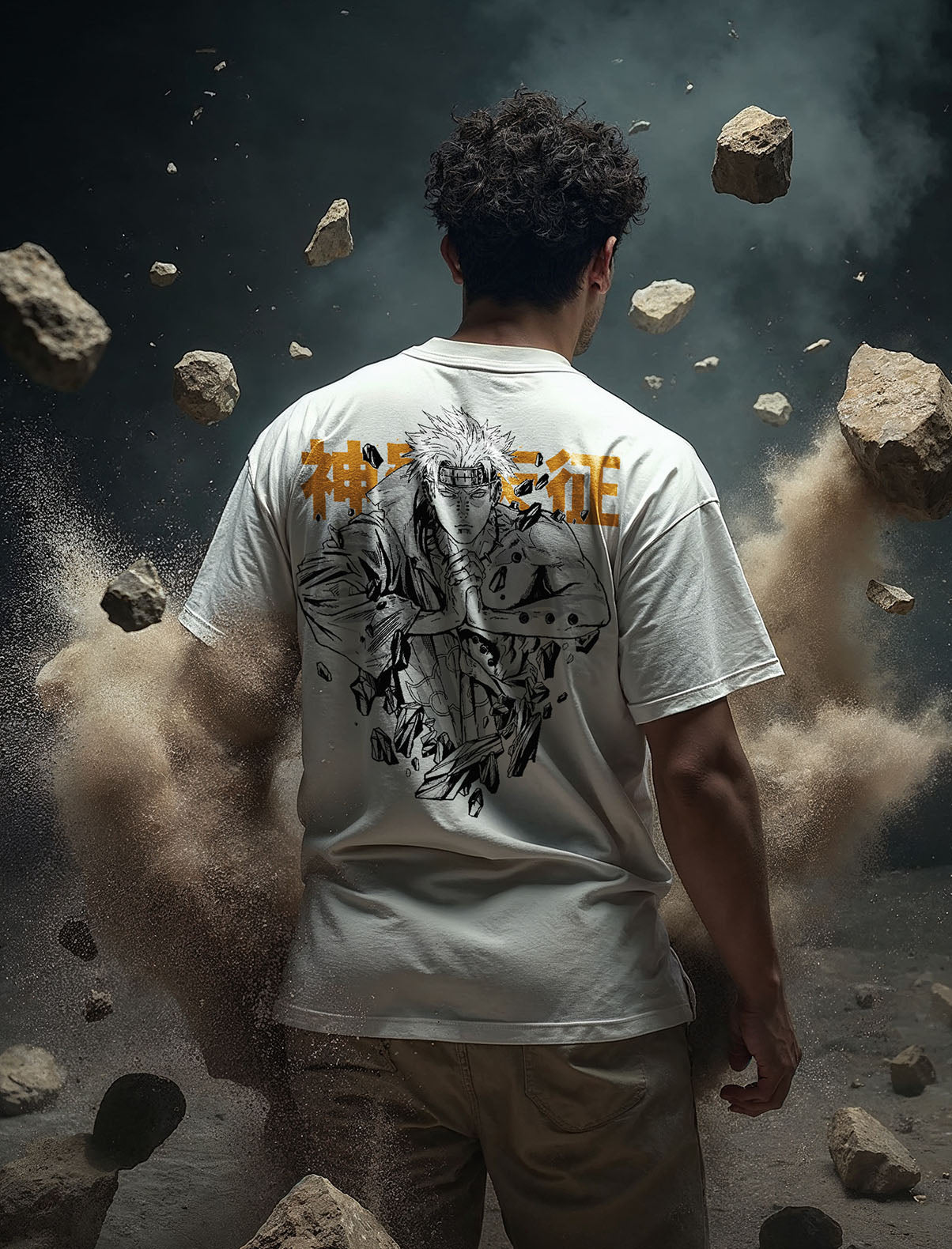 2-seitiges Vintage-T-Shirt „Tensei“