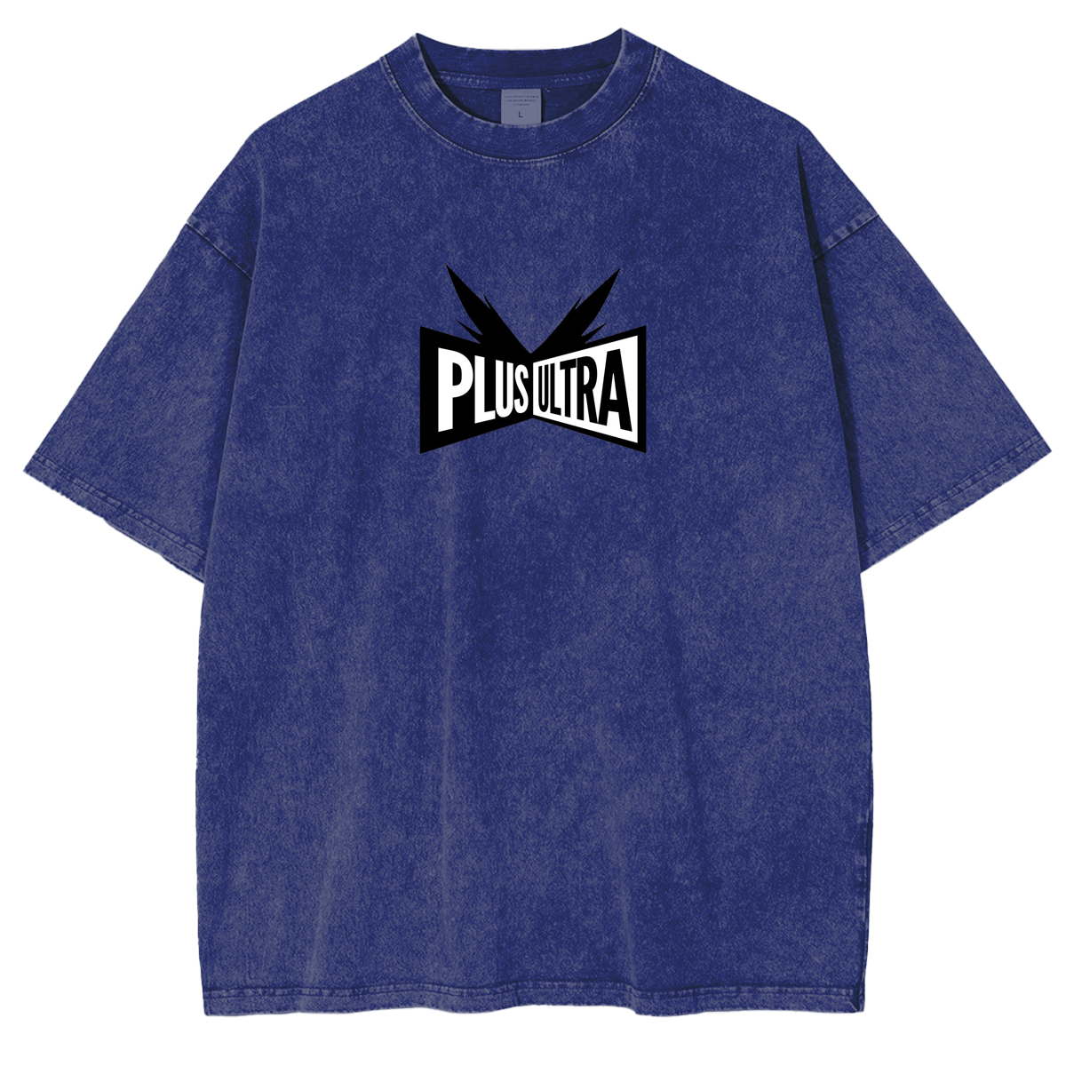 My Hero Academia Doppeldruck Oversize Anime Manga Acid Washed Baumwoll-T-Shirt