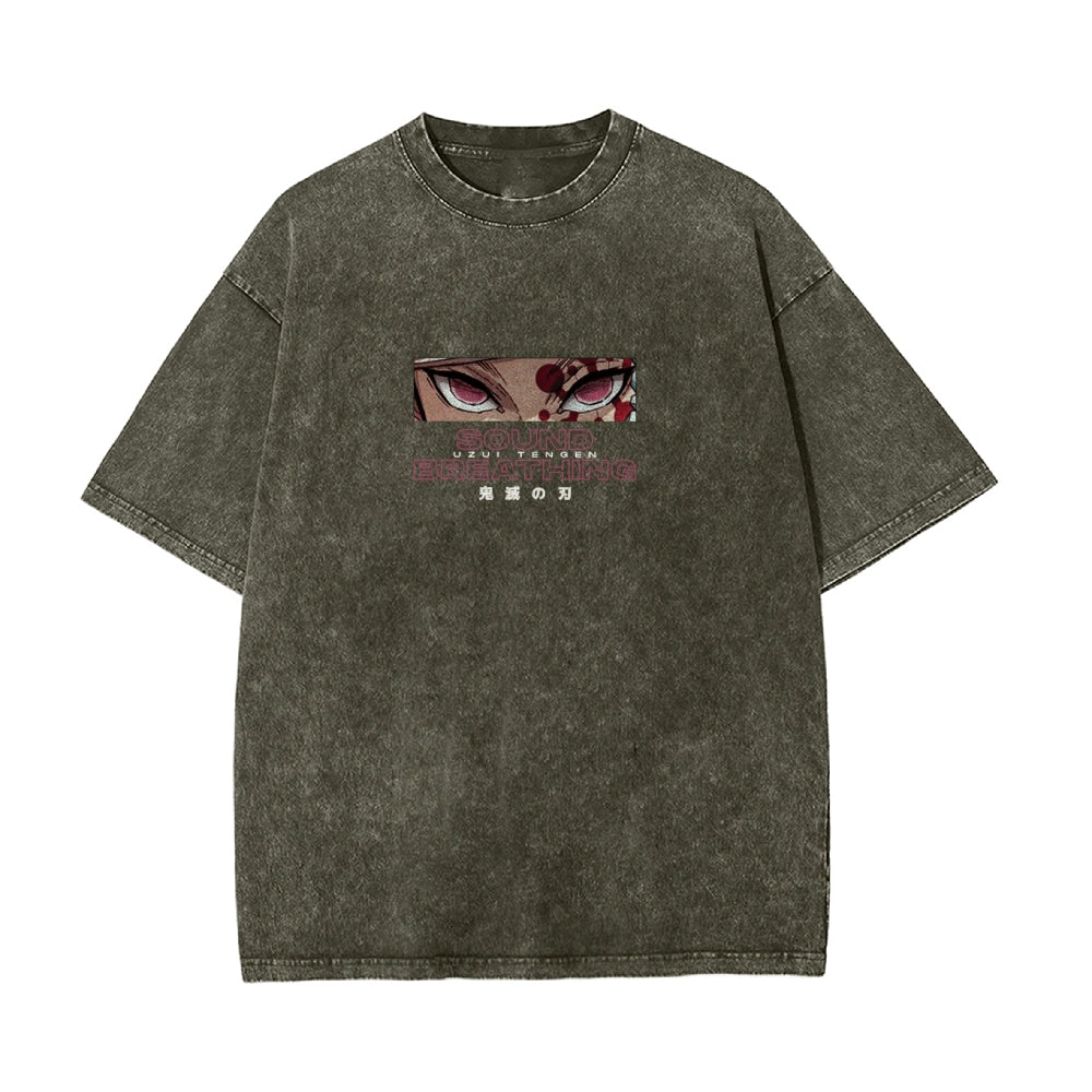 OG Tengen Uzui Vintage Oversized T-Shirt | Demon Slayer