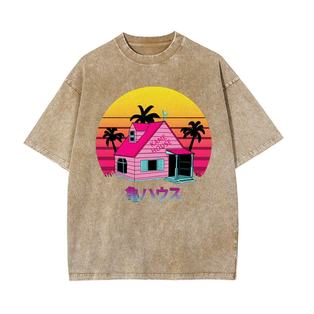 Master Roshi House Vintage T-Shirt | Dragon Ball Super