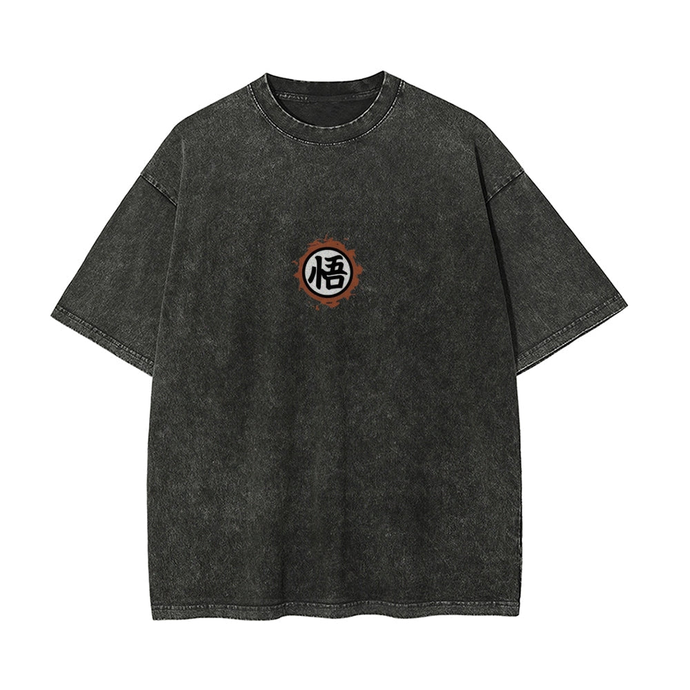 Son Goku Vintage Oversized T-Shirt | Dragon Ball Super