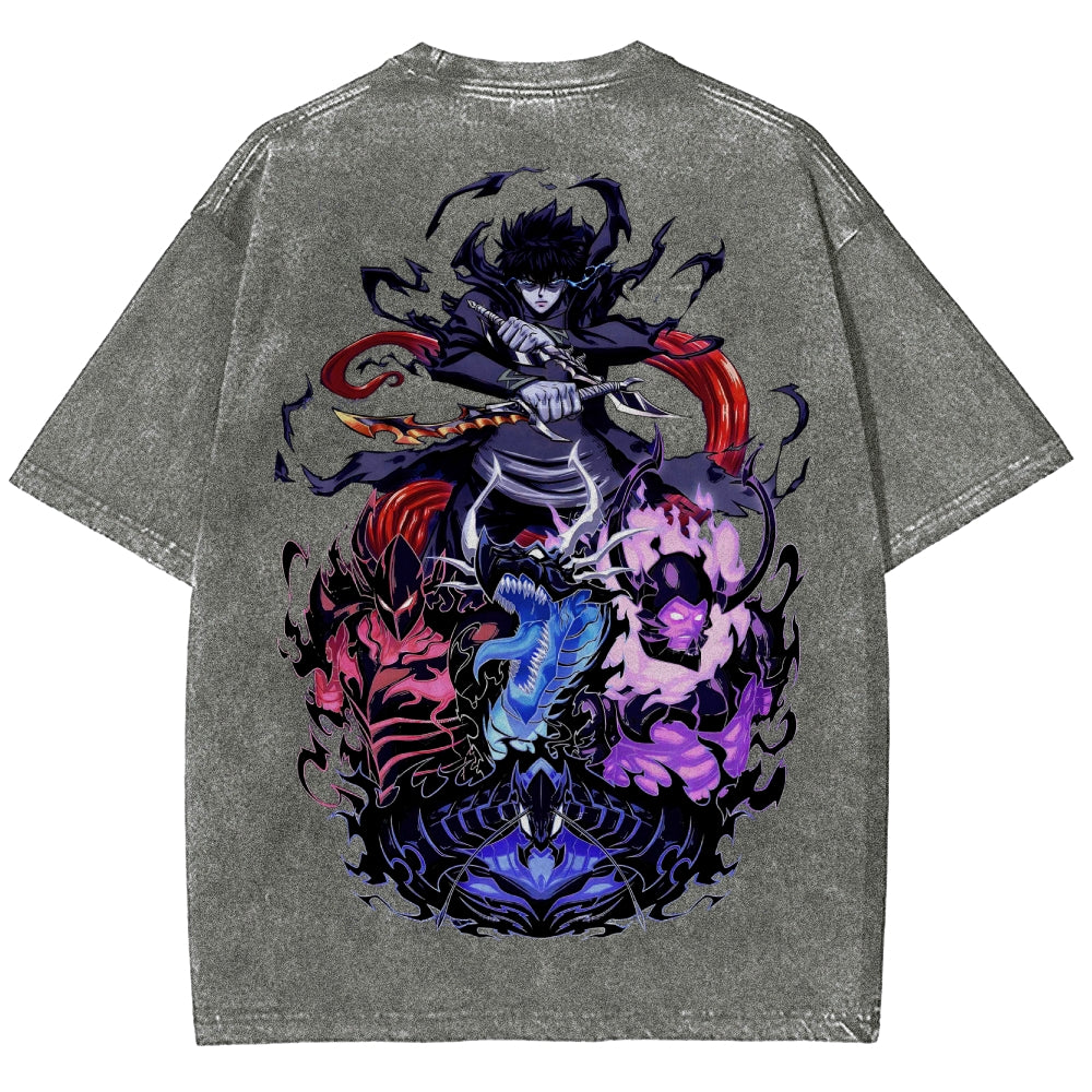 Solo Leveling Unisex T-Shirt (verwaschen) 2502009647