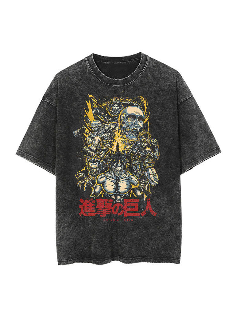 AOT Titan Clash Vintage T-Shirt
