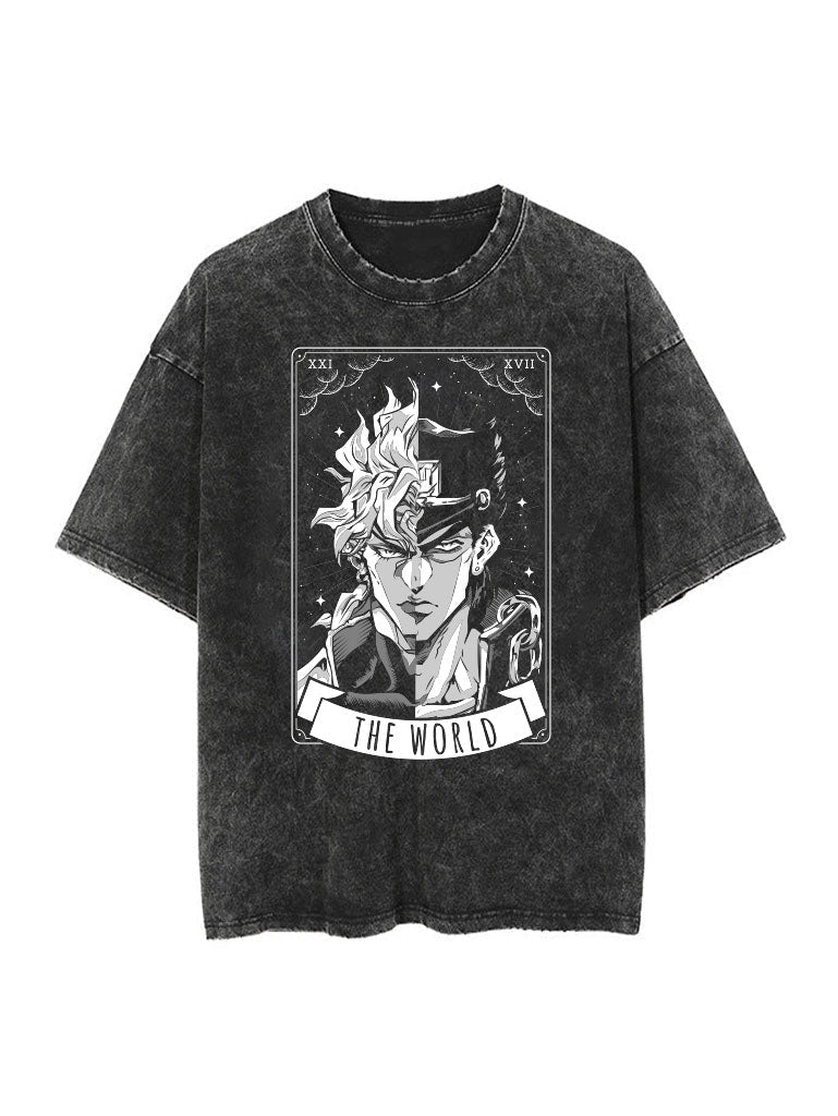 Jojo Dio vs Jotaro Vintage-T-Shirt