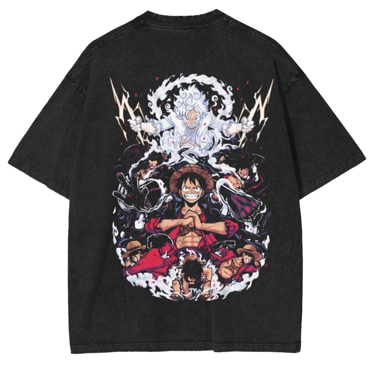 One Piece Ruffy All Transformations Anime T-Shirt