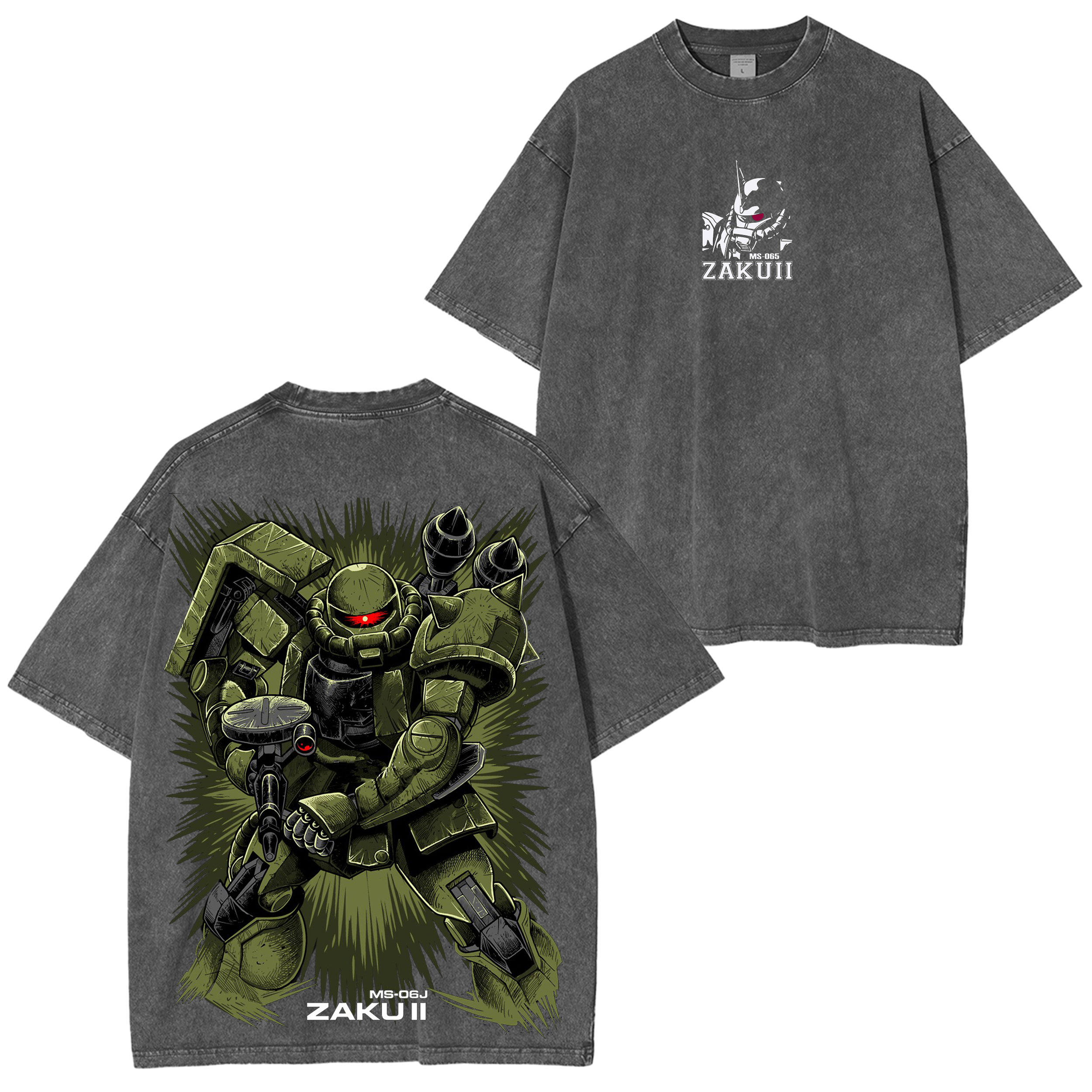 Gundam RX-78 Mobile Suit Vintage Unisex Washed T-Shirt