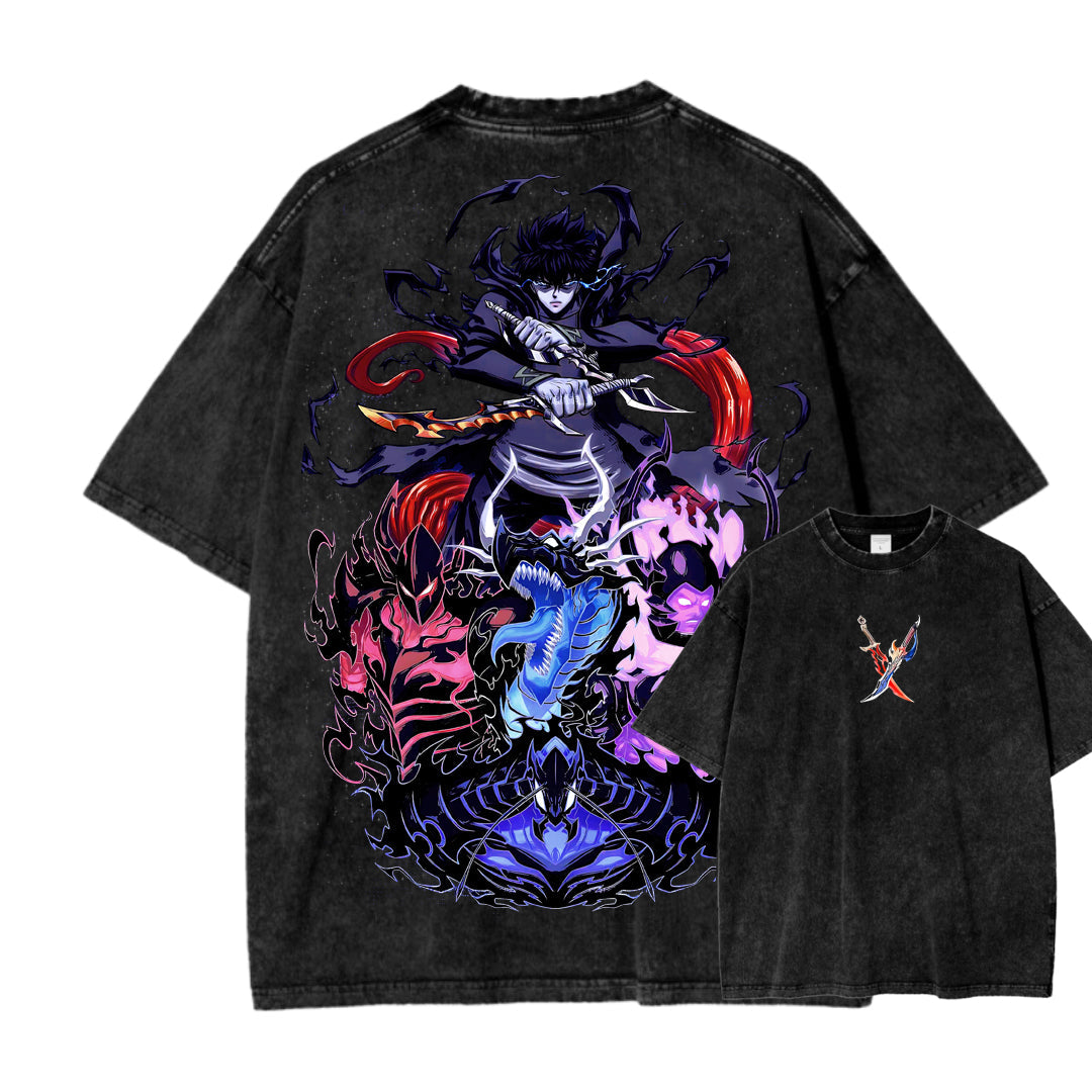 Solo Leveling Unisex T-Shirt (verwaschen) 2502009647