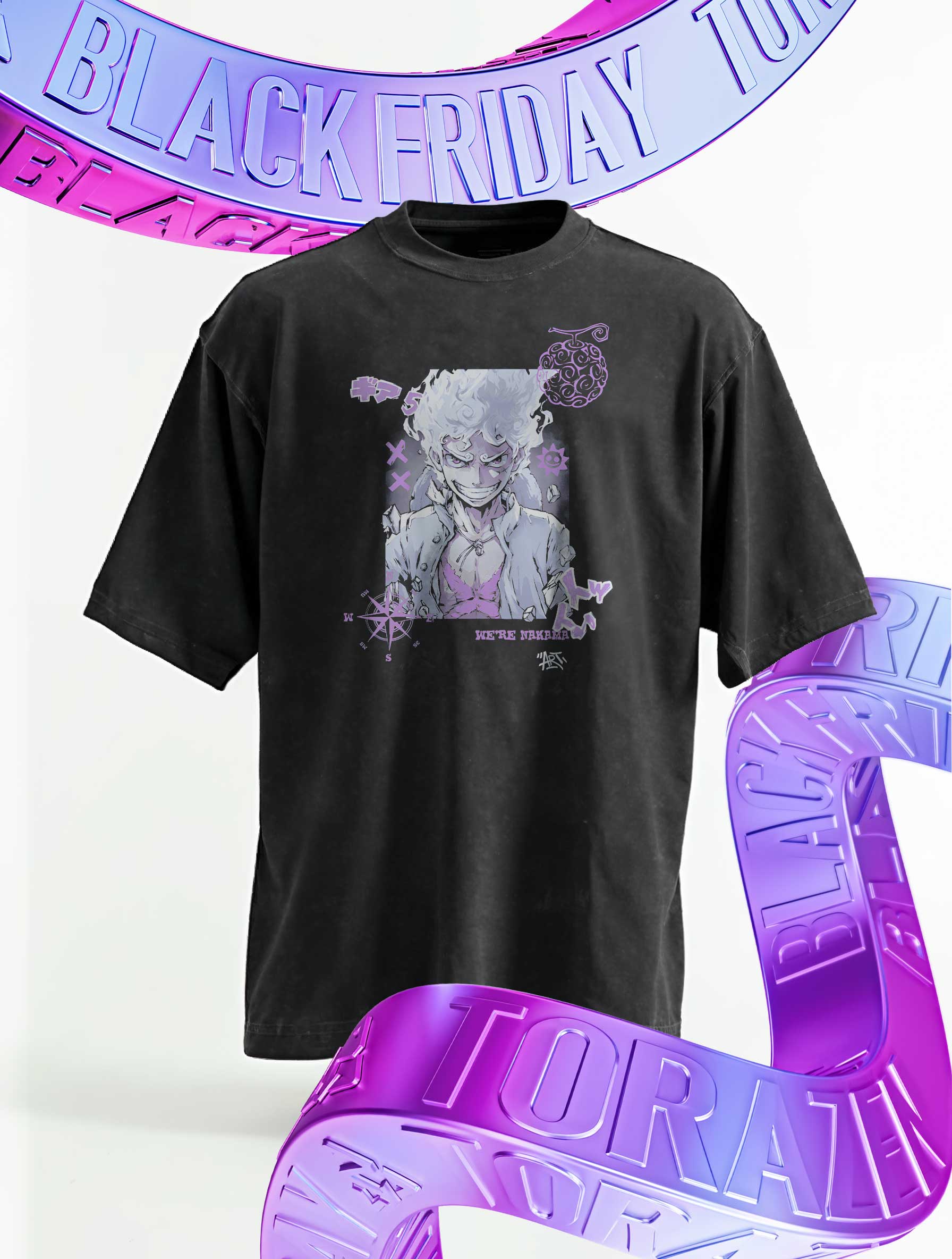 Luffy Nakama Vintage-T-Shirt