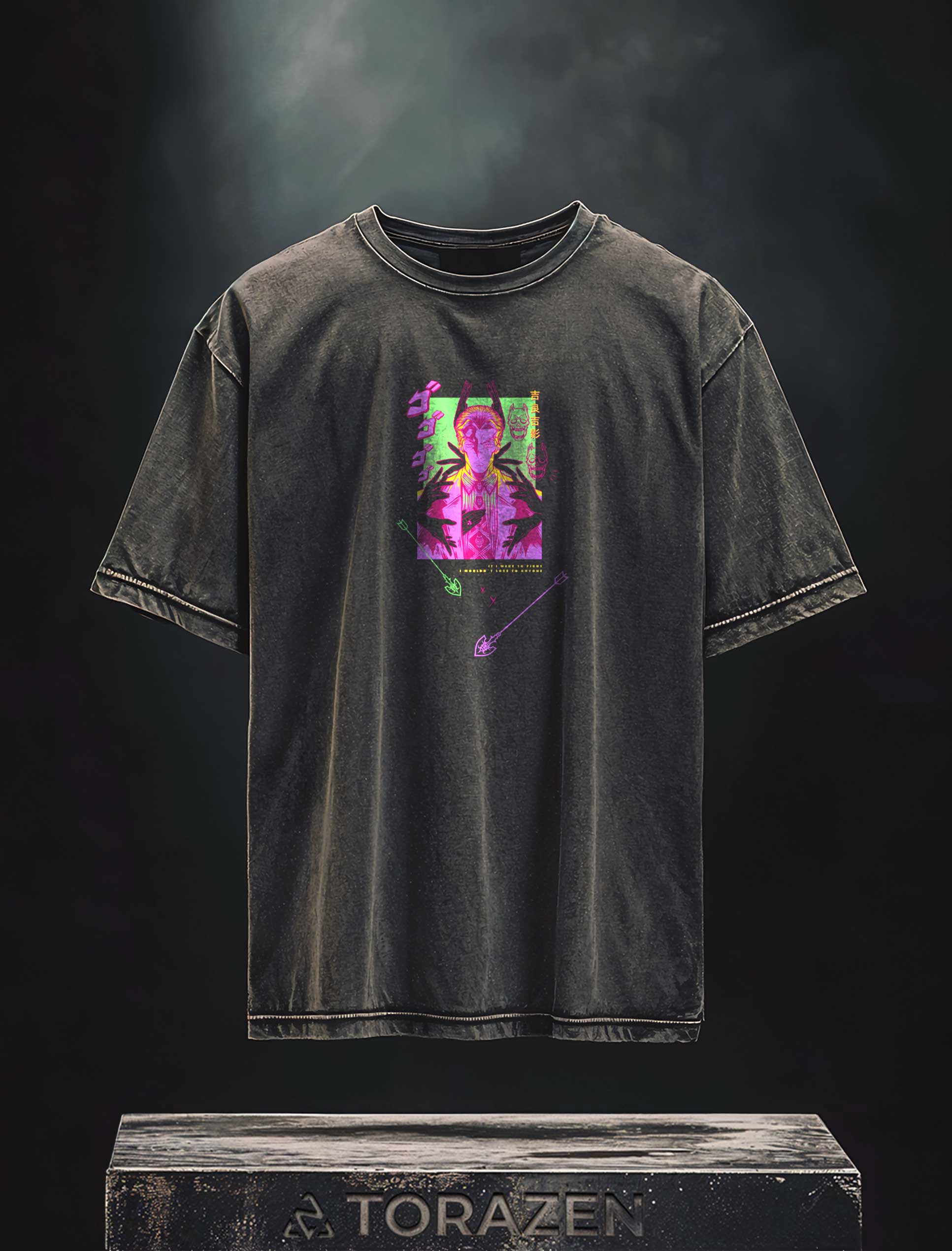 Kira Silent Killer Vintage-T-Shirt