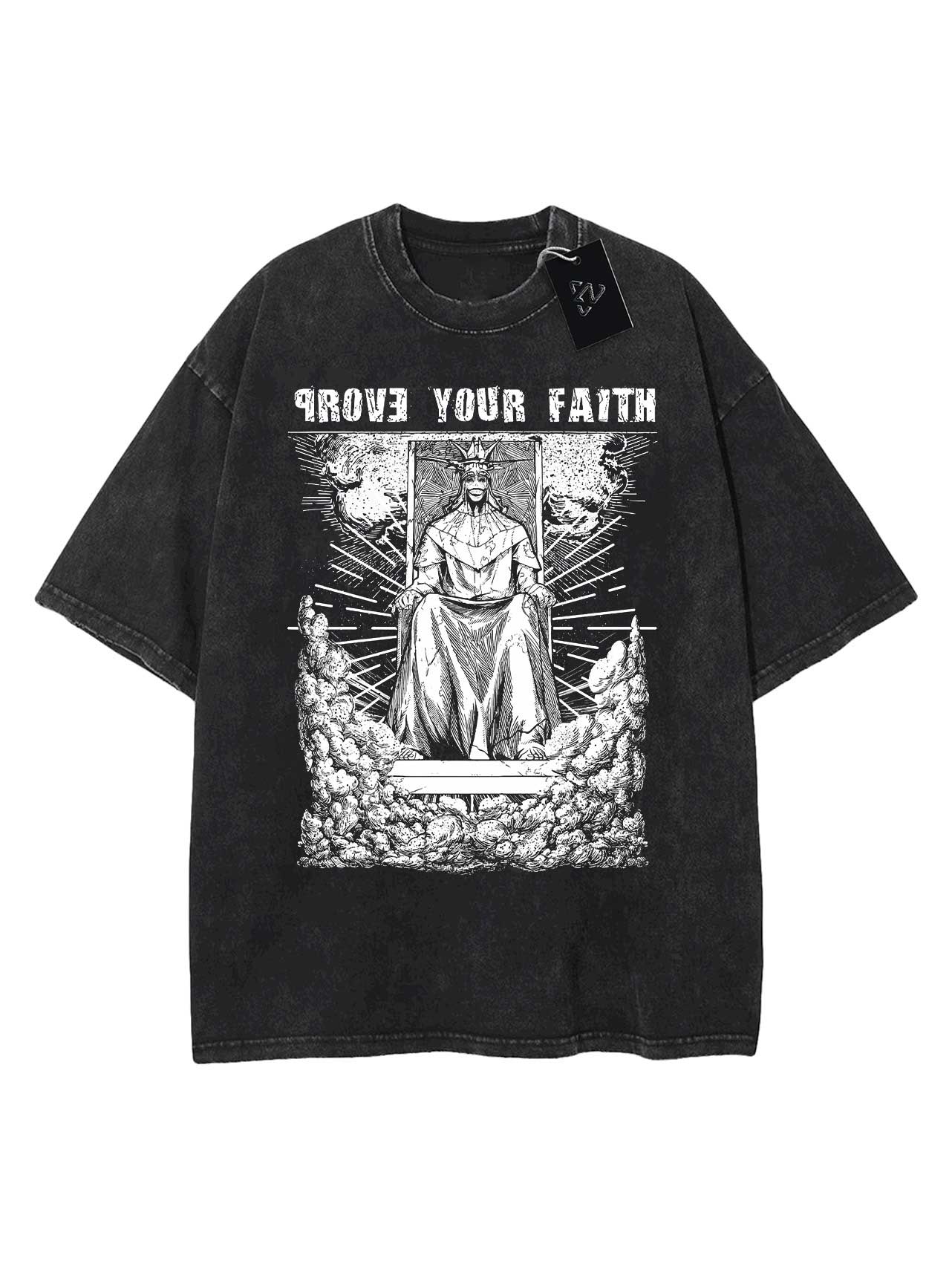 Statue of God Vintage-T-Shirt