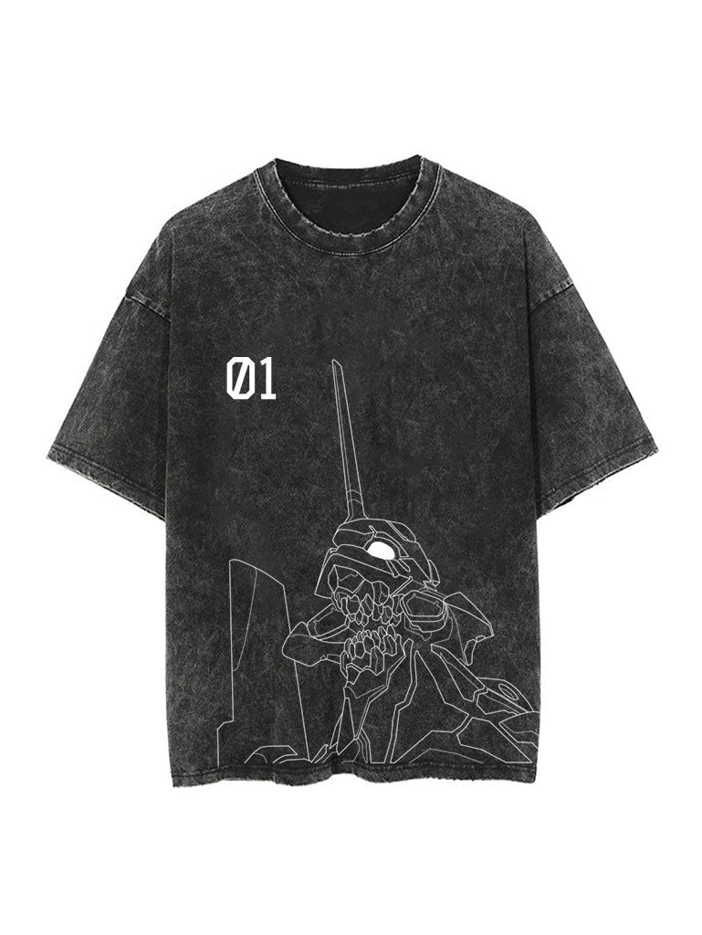 Evangelion Vintage-T-Shirt