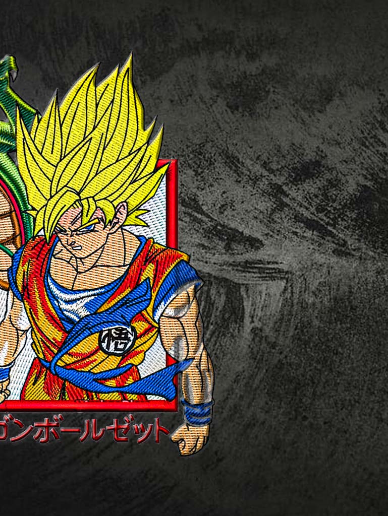 Shenron Stickerei-T-Shirt