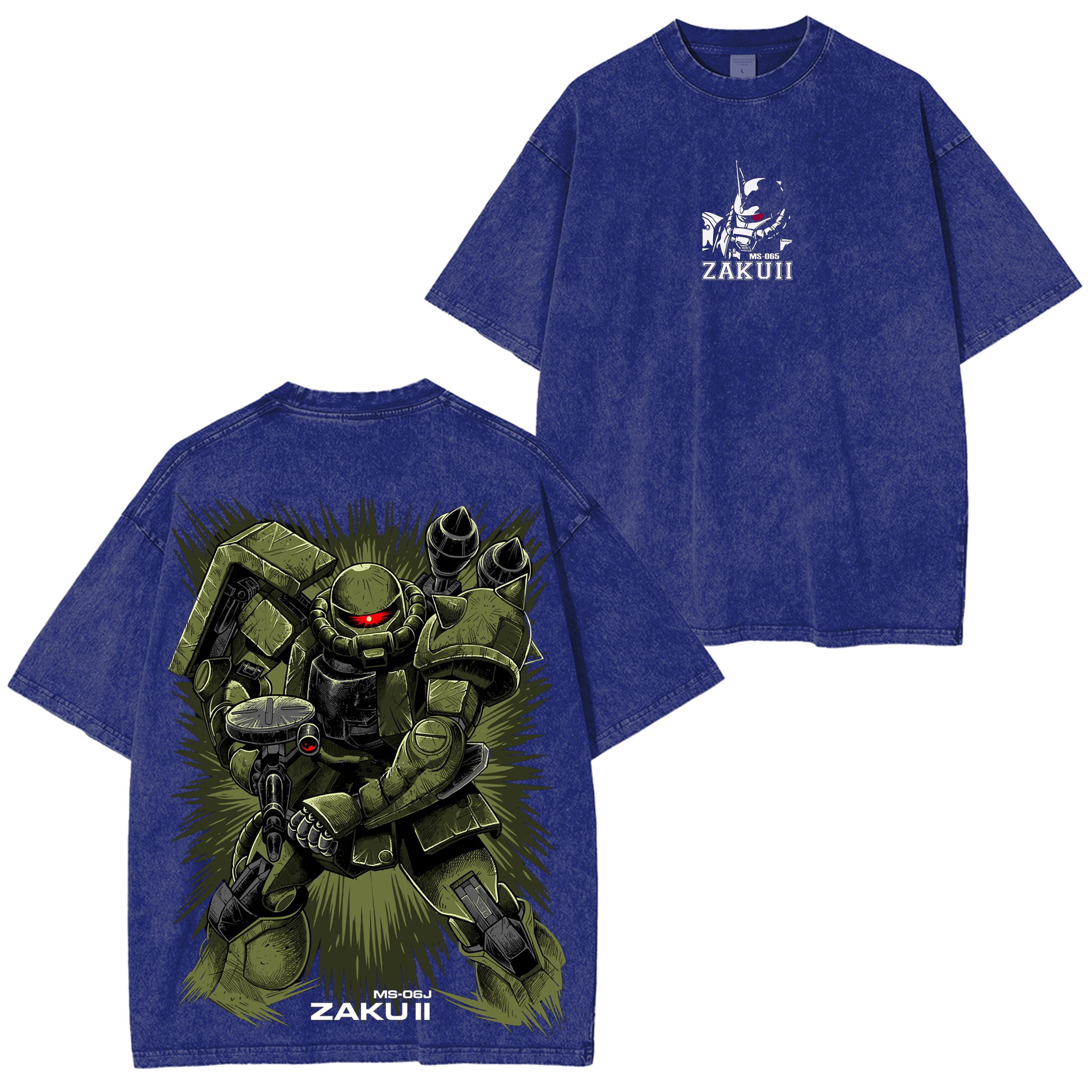 Gundam RX-78 Mobile Suit Vintage Unisex Washed T-Shirt