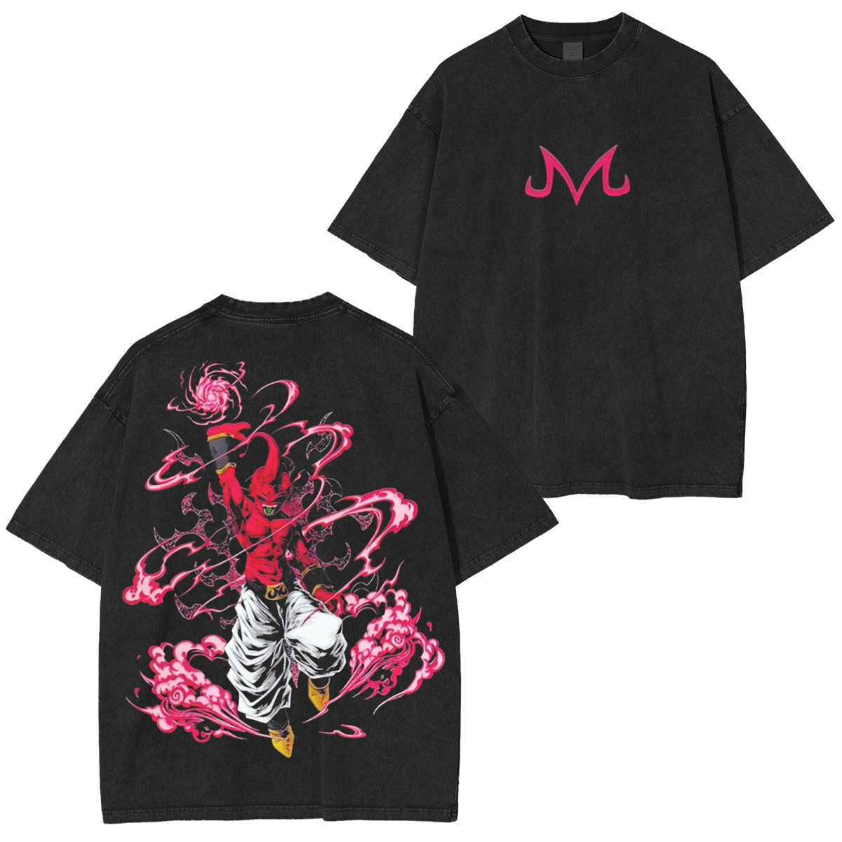 Dragon Ball Majin BOO Schwarzes T-Shirt