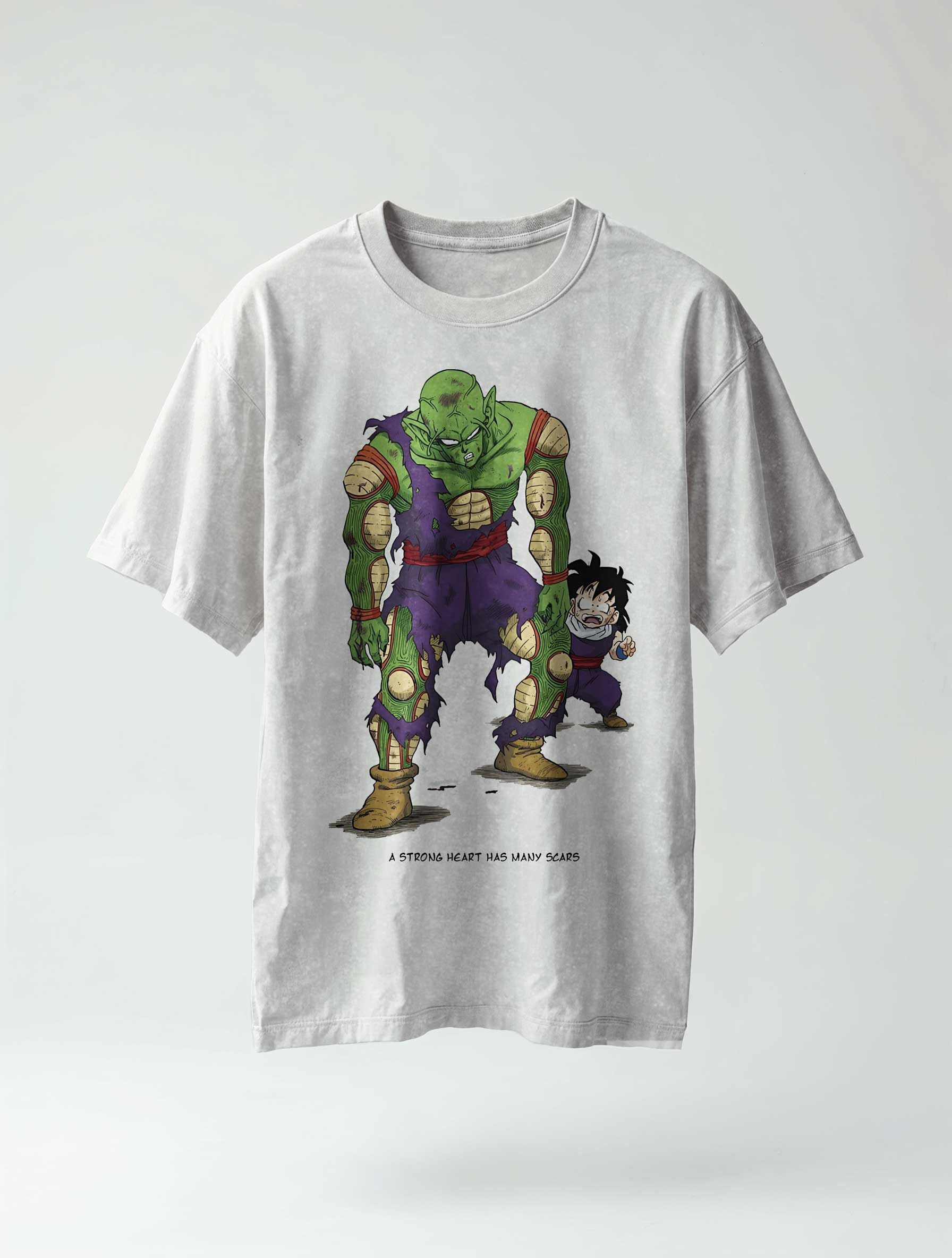 DBZ Strong Heart Vintage-T-Shirt