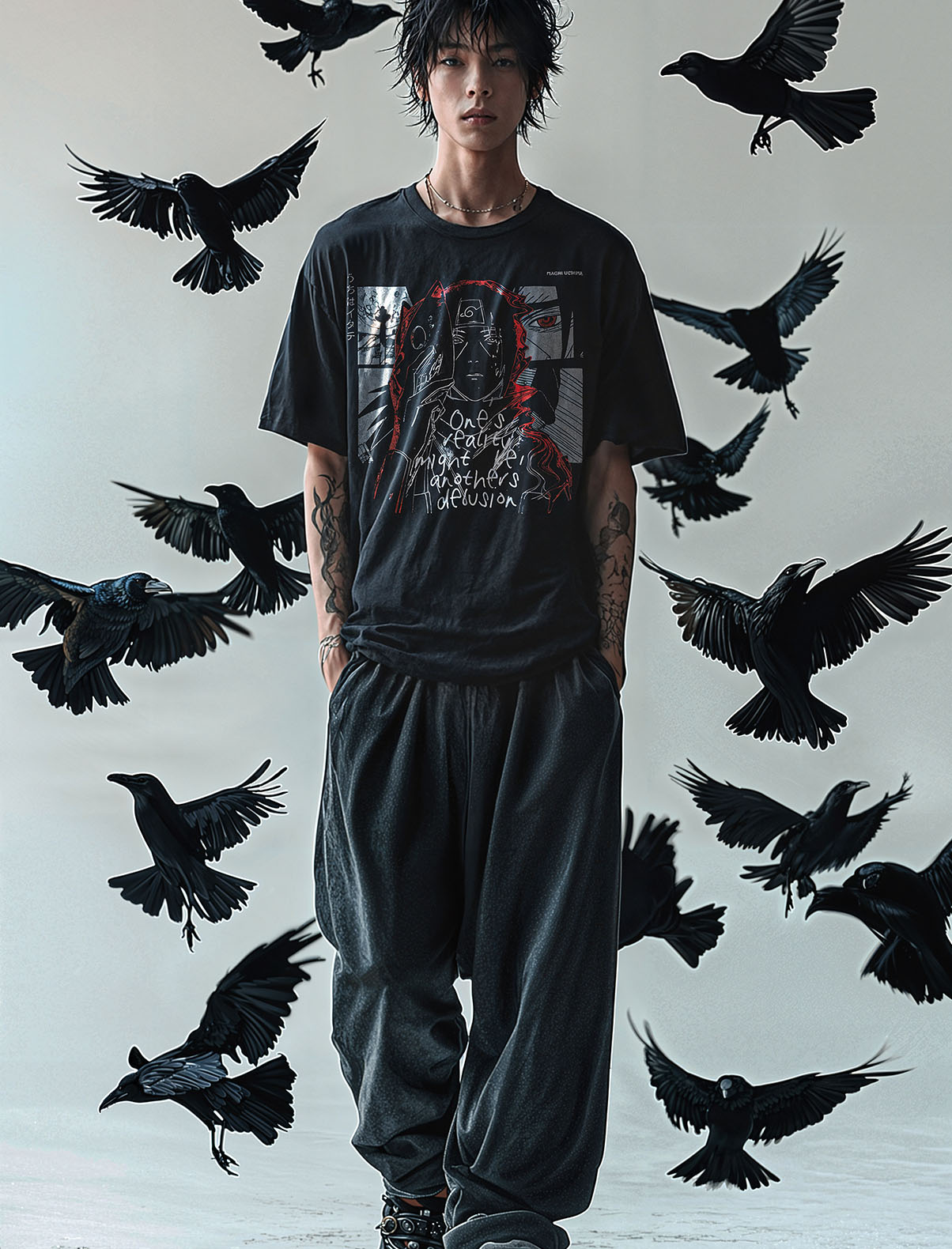 Vintage-T-Shirt „Itachi‘s Reality of Delusion“