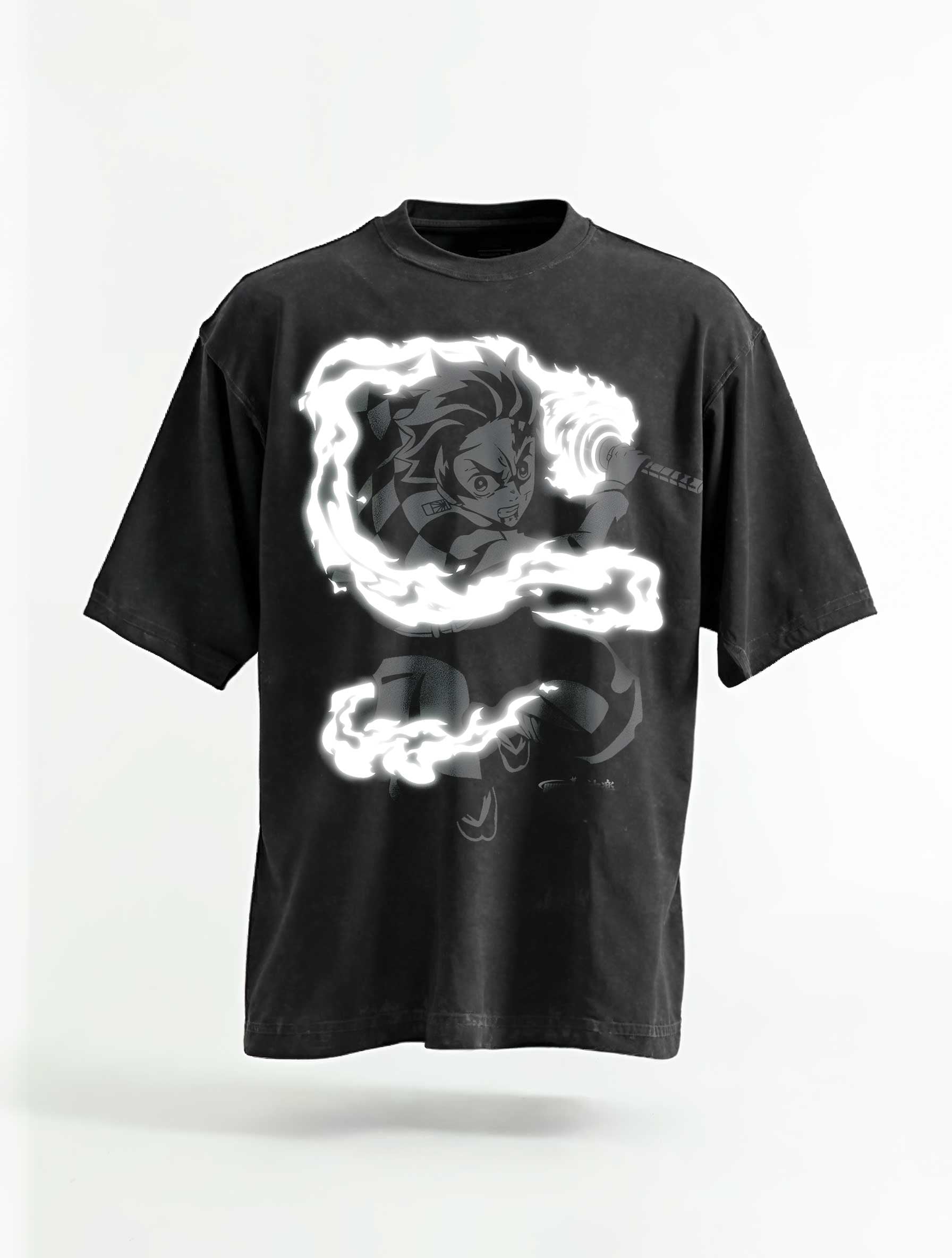 Tanjiro Reflective Vintage-T-Shirt