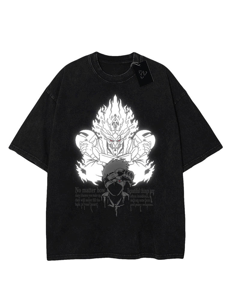 Kakashi Reflective Vintage-T-Shirt