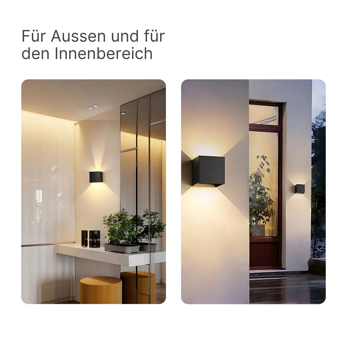 Drahtlos Luxus-Wandleuchte