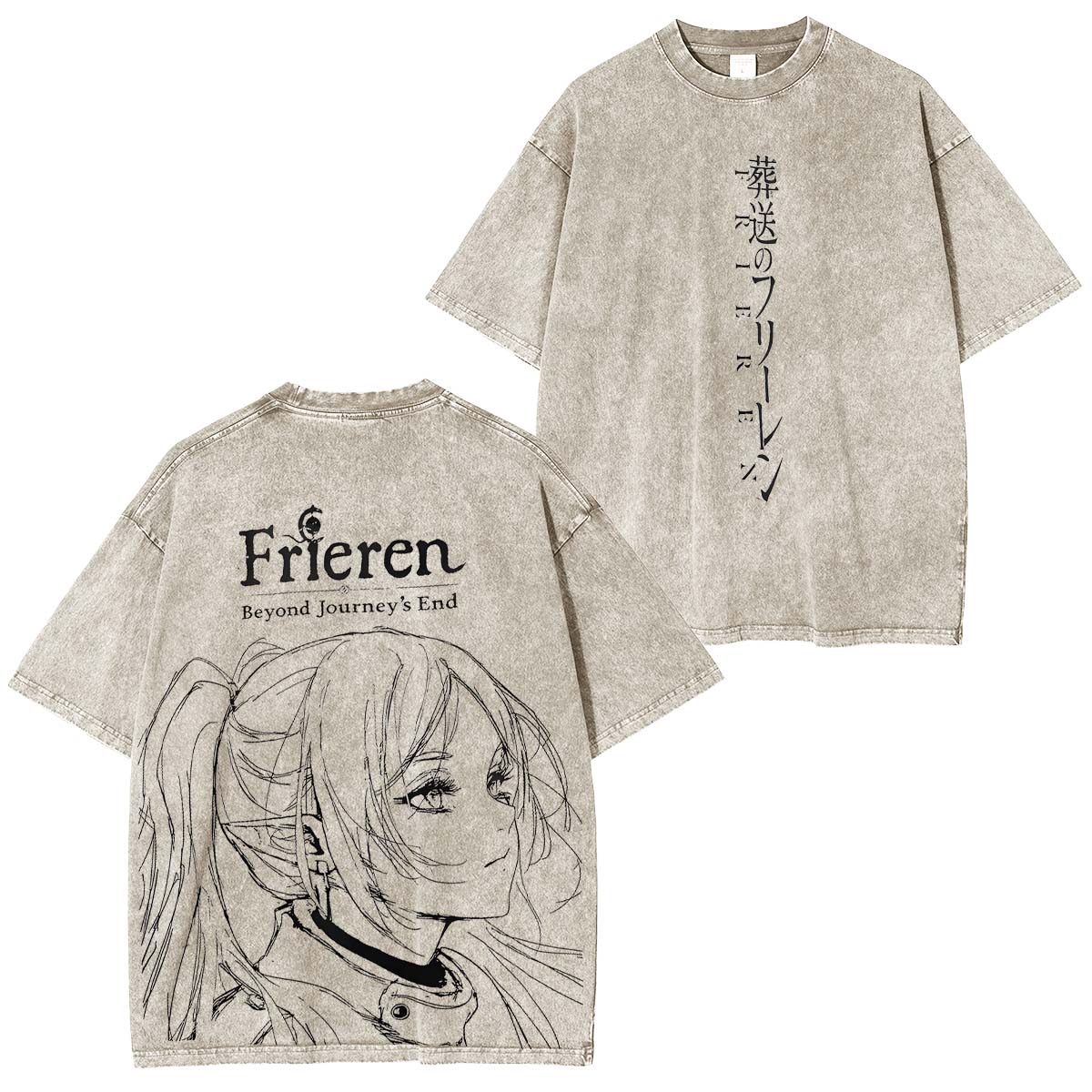 Frieren Beyond Journey’s End Anime Vintage T-Shirt