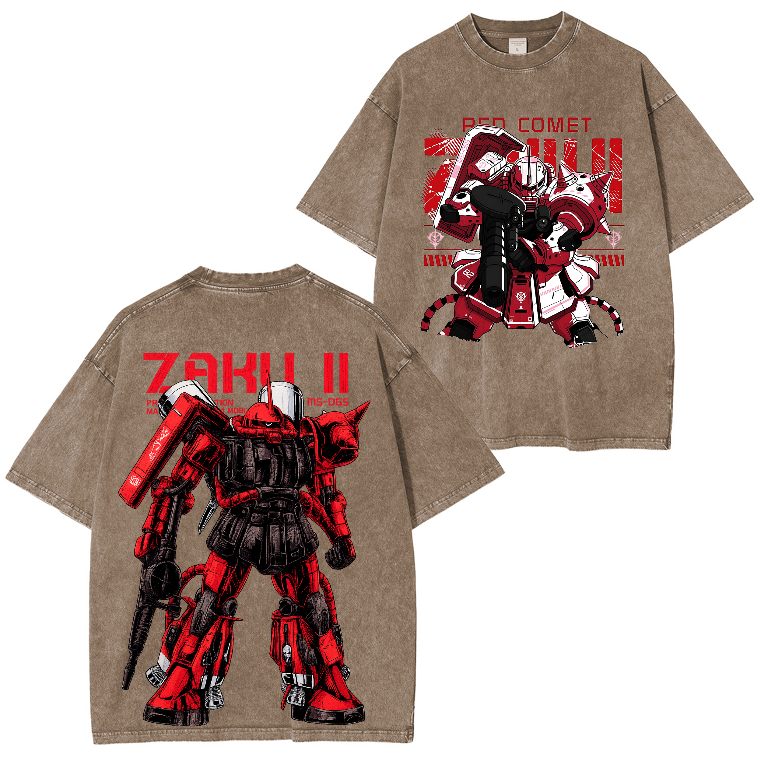 Gundam Vintage Unisex Washed T-Shirt