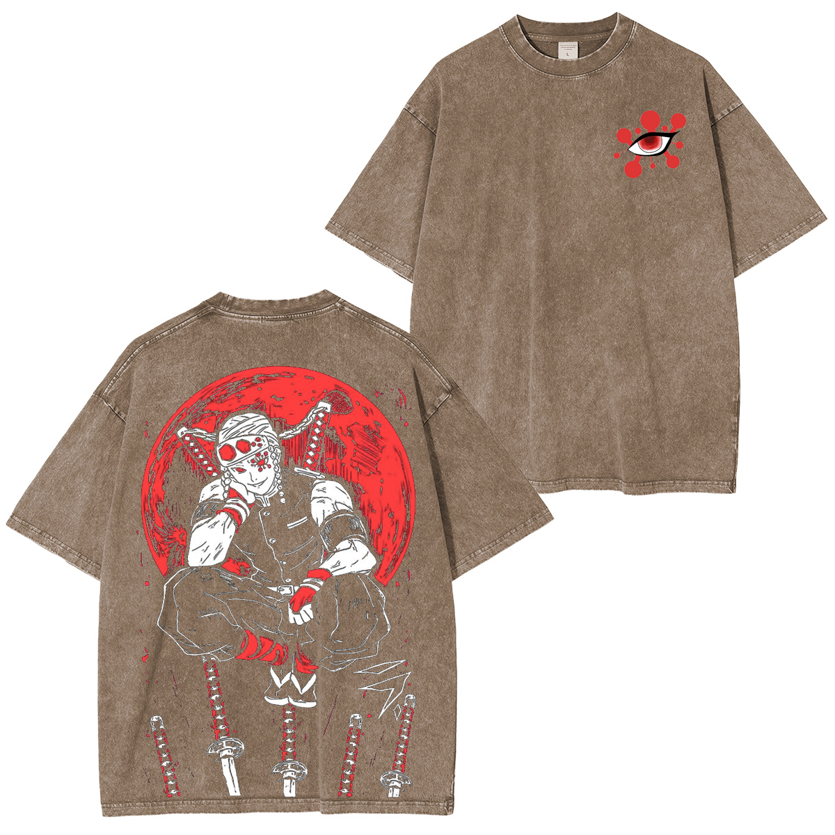 Tengen Uzui, Dämonentöter Anime Unisex Washed T-Shirt