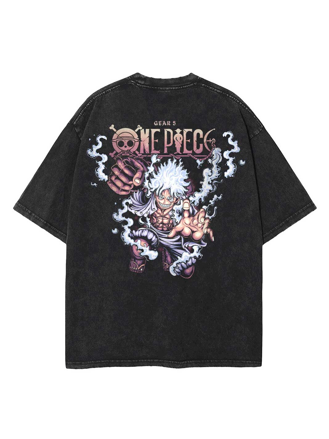 Sun God Luffy 2-seitiges Vintage-T-Shirt