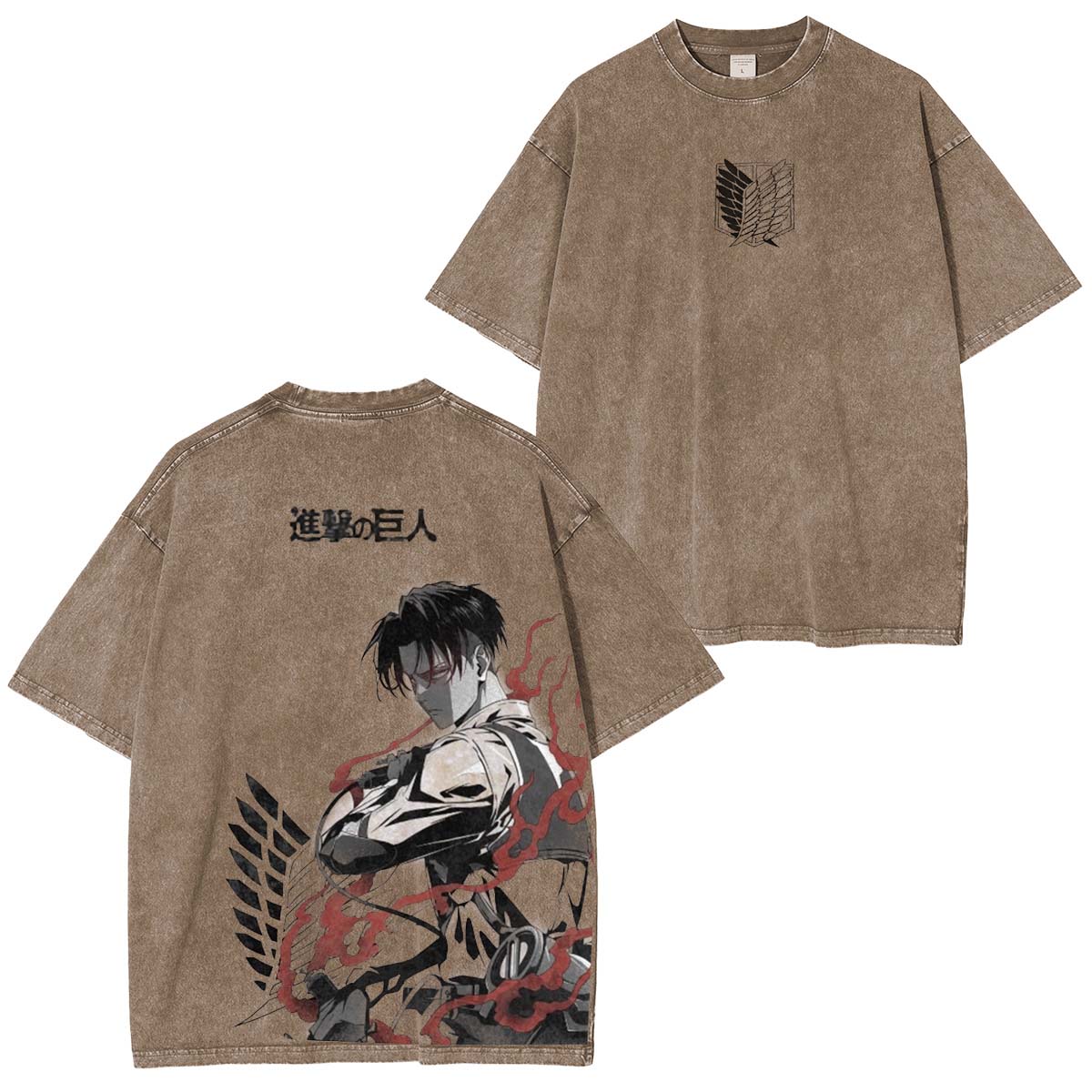 Levi Ackerman Vintage T-Shirt (gewaschen)