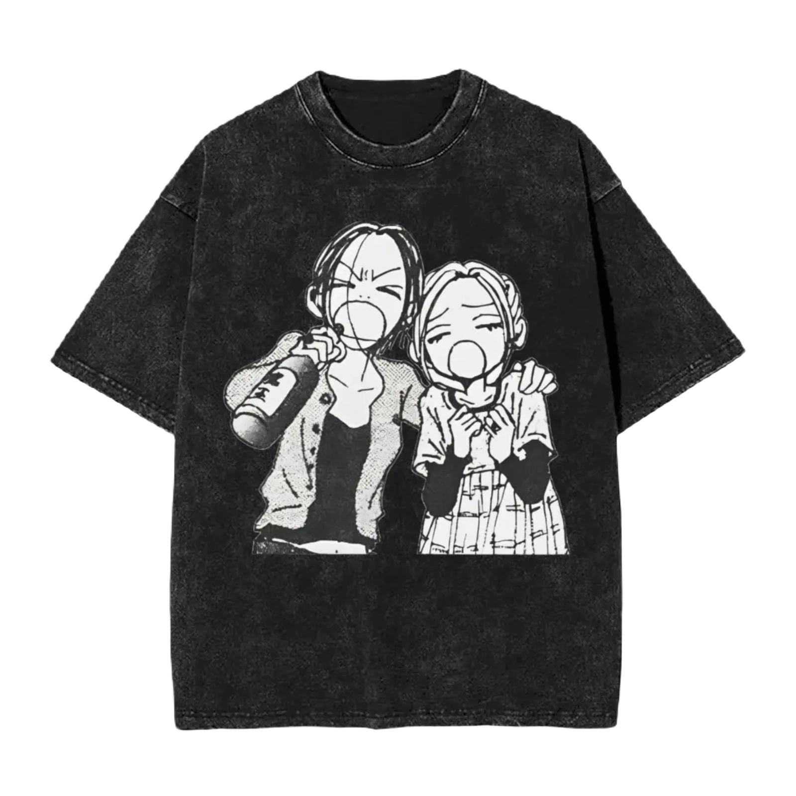 Anime Washed Vintage Tee - Nana Kawaii
