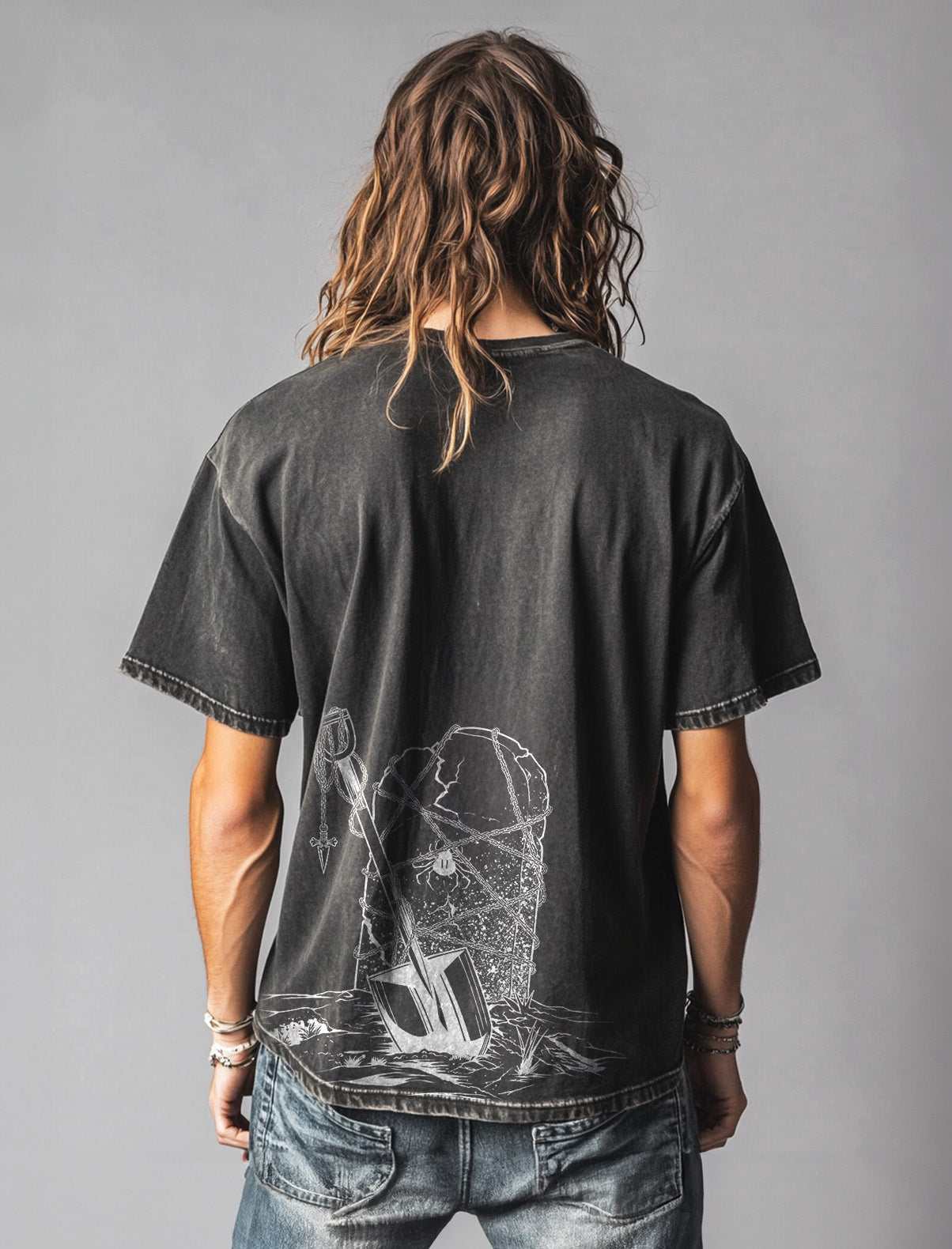 Vintage-T-Shirt „Kurapika ‚Judgement‘“ (beidseitig)