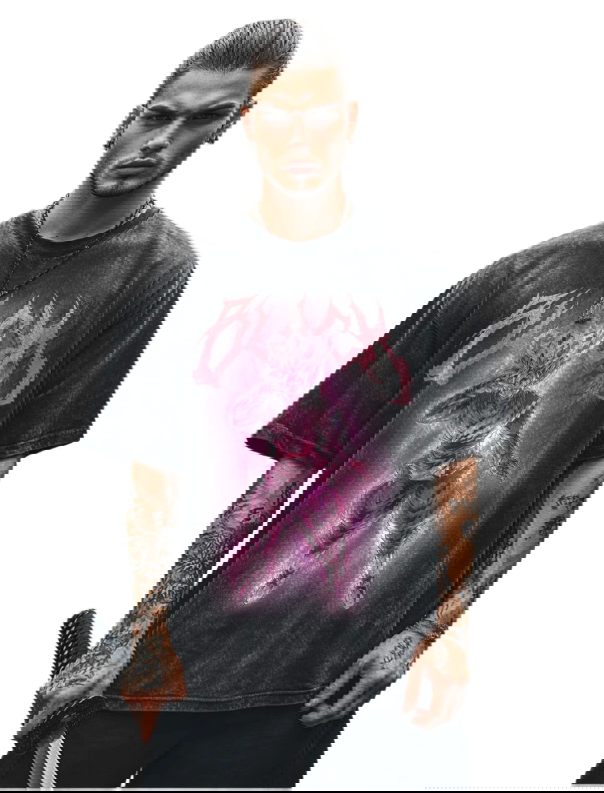 Goku Black Dragon Ball Washed Vintage Oversize T-Shirt - Anime Streetwear