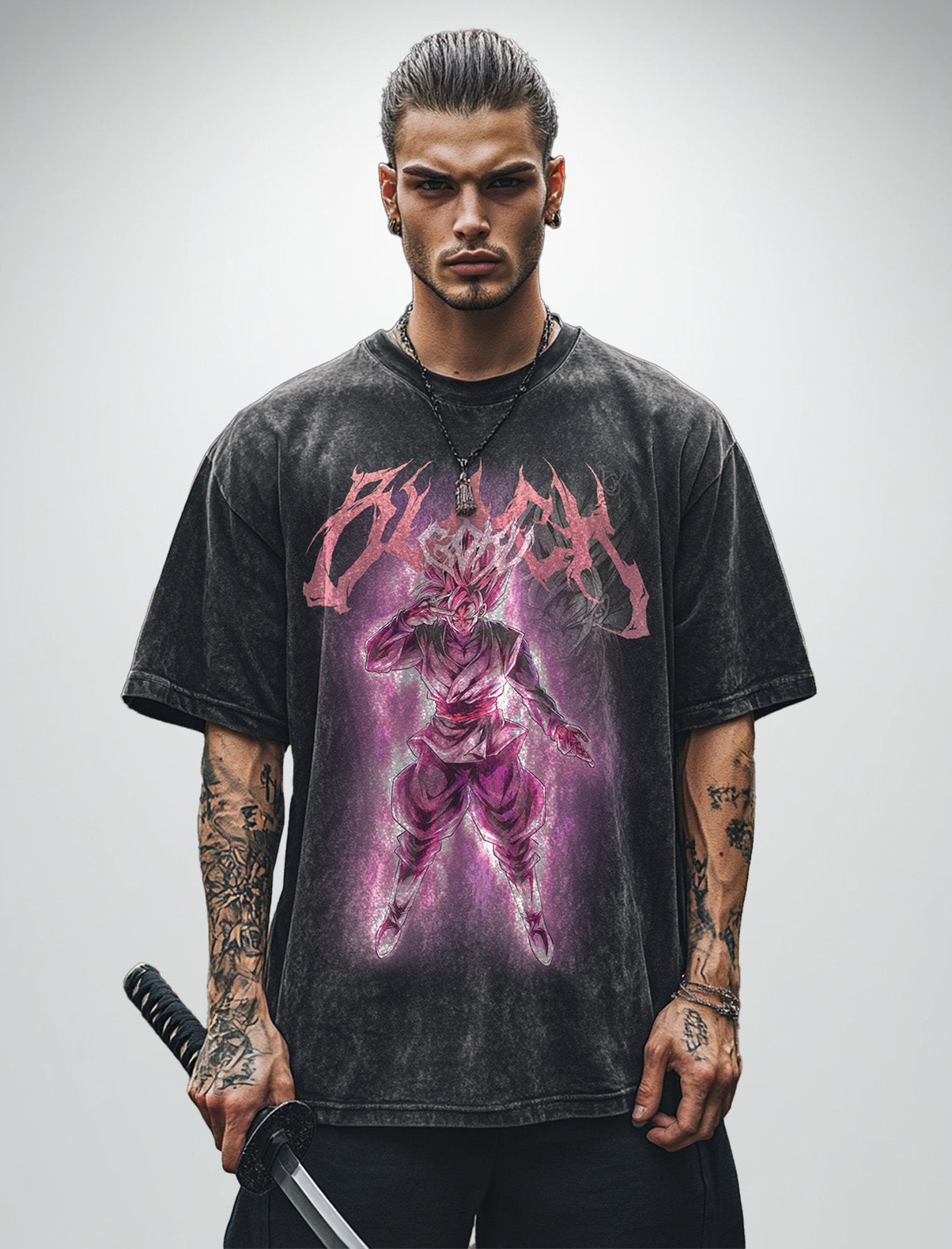 Schwarzes Vintage T-Shirt