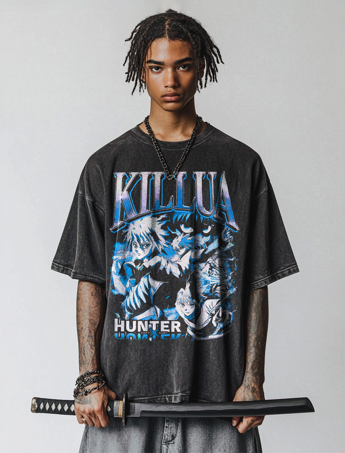 Vintage-T-Shirt „Killua“