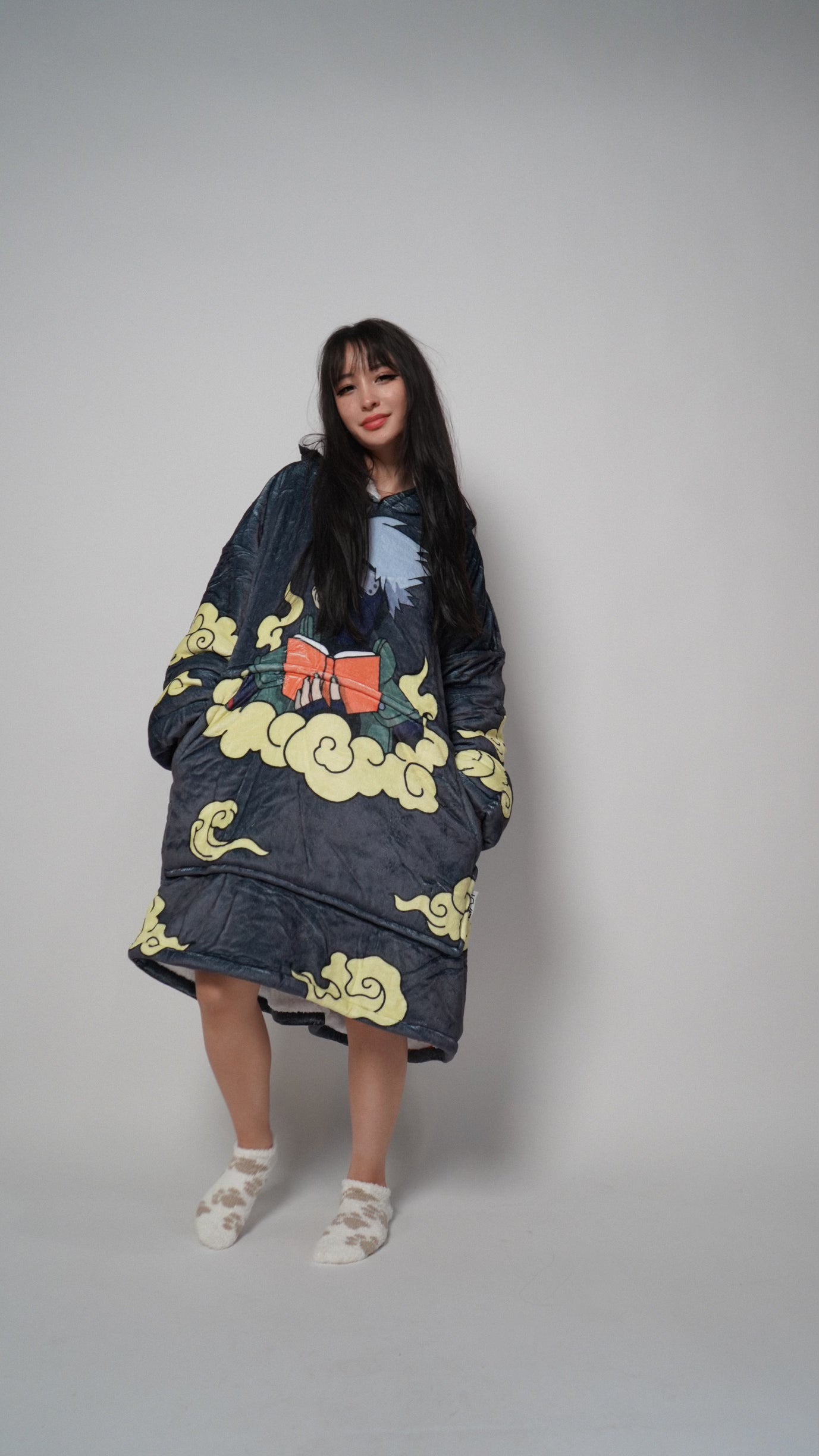 Hatake Kuschelpullover mit Decke