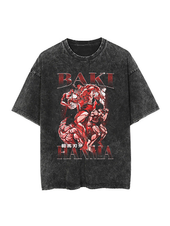 Baki Hanma Vintage-T-Shirt