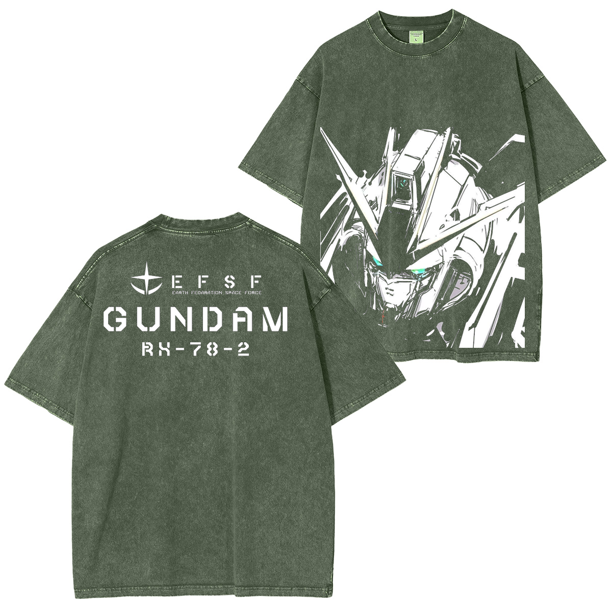 Classic RX-93 Nu Gundam Unisex Washed T-Shirt