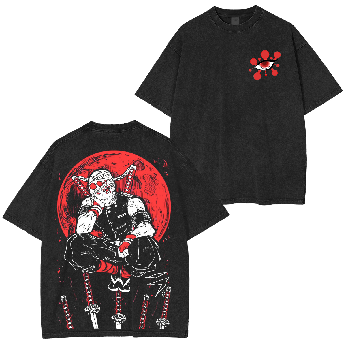 Tengen Uzui, Dämonentöter Anime Unisex Washed T-Shirt