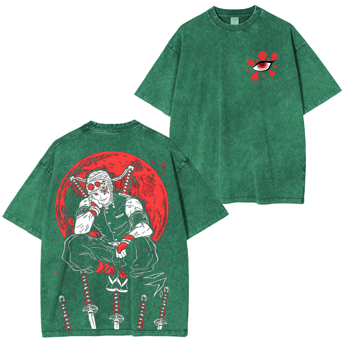 Tengen Uzui, Dämonentöter Anime Unisex Washed T-Shirt