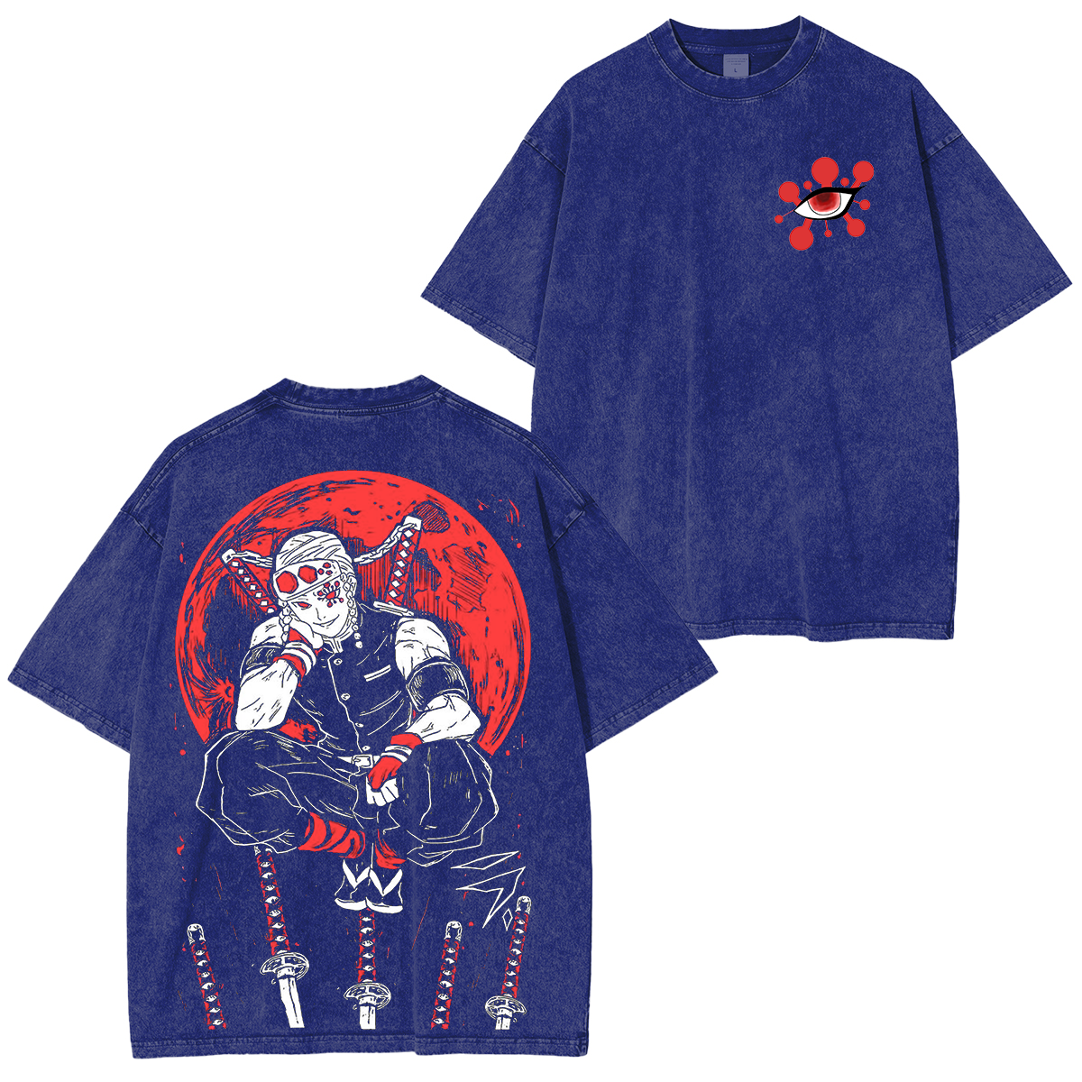 Tengen Uzui, Dämonentöter Anime Unisex Washed T-Shirt