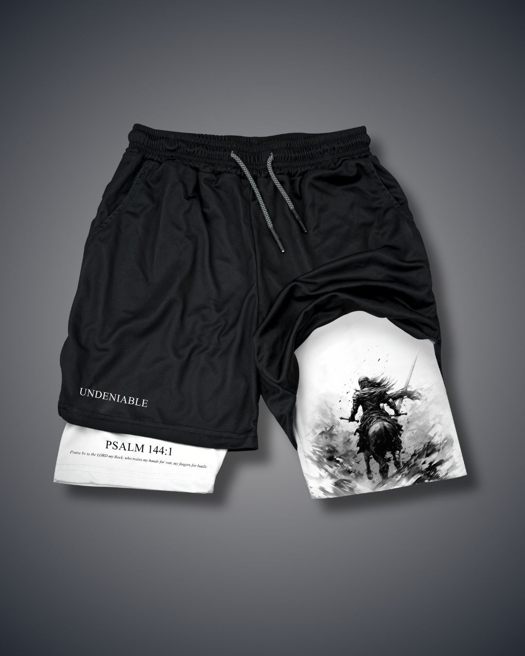Psalm 144:1 Krieger Performance Shorts