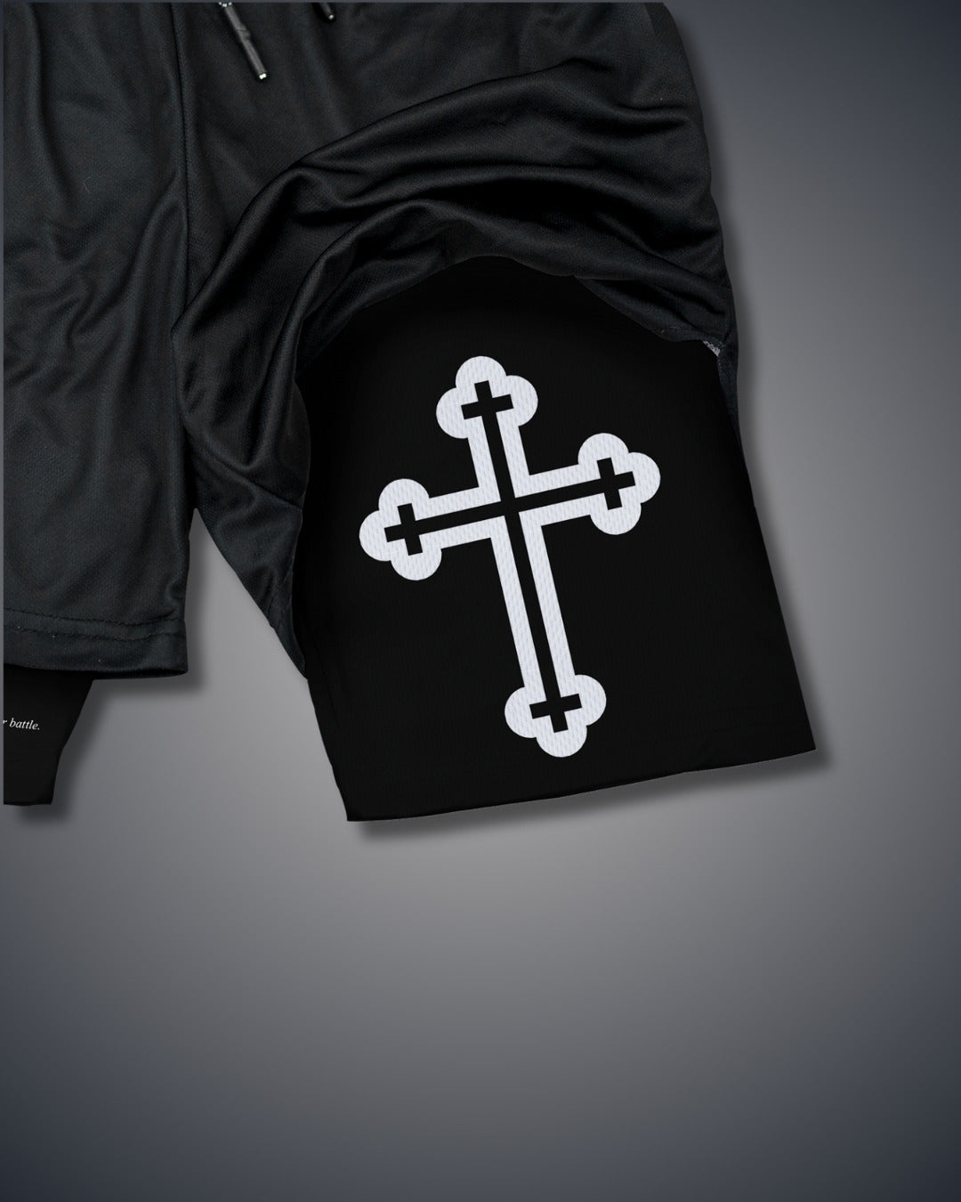 Psalm 144:1 Kreuz Performance Shorts