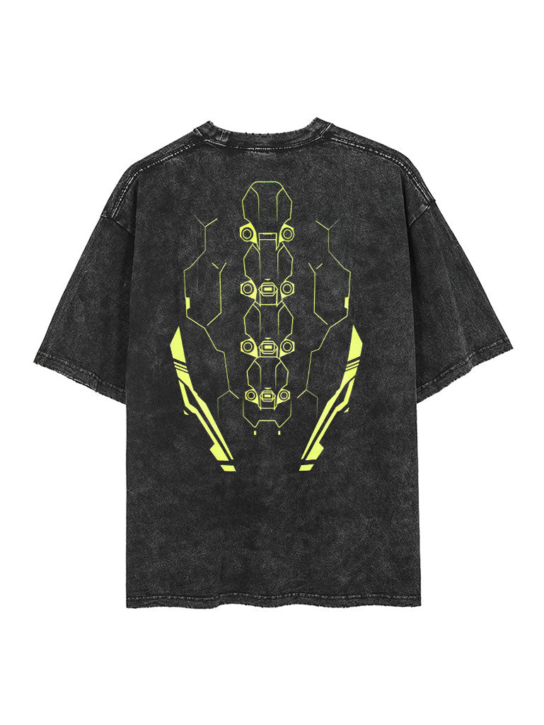 Sandevistan Speedware 2-seitiges Vintage T-Shirt