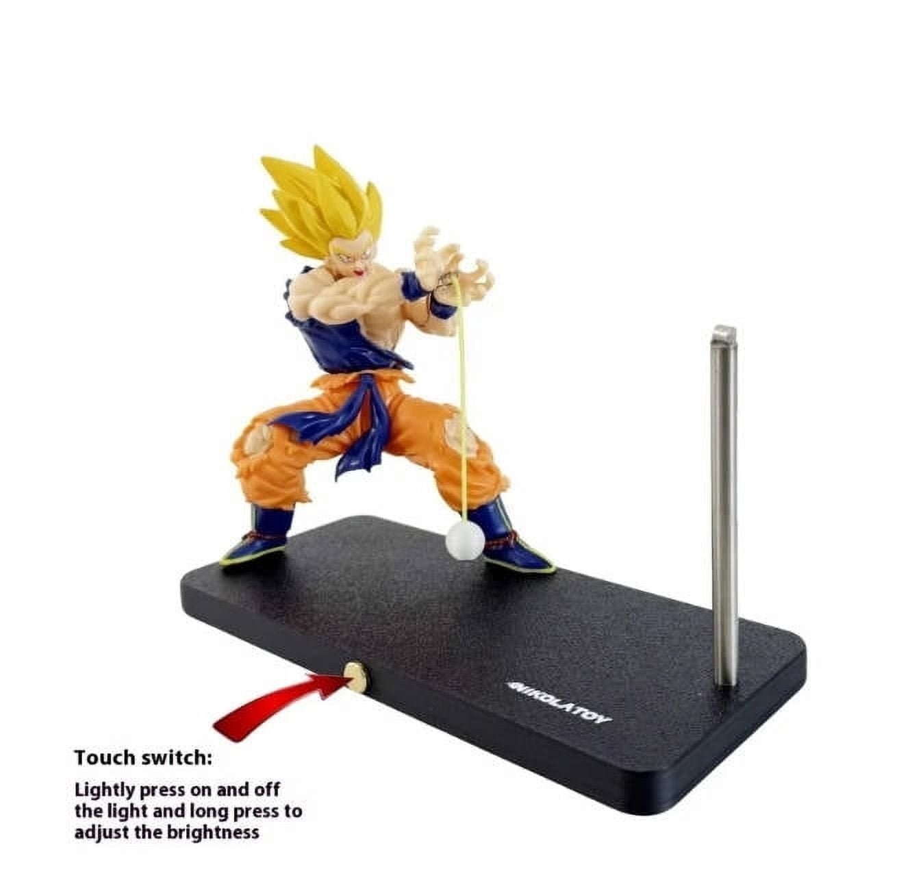 Super Saiyan LED Nachtlicht – Schwebender Magnetständer