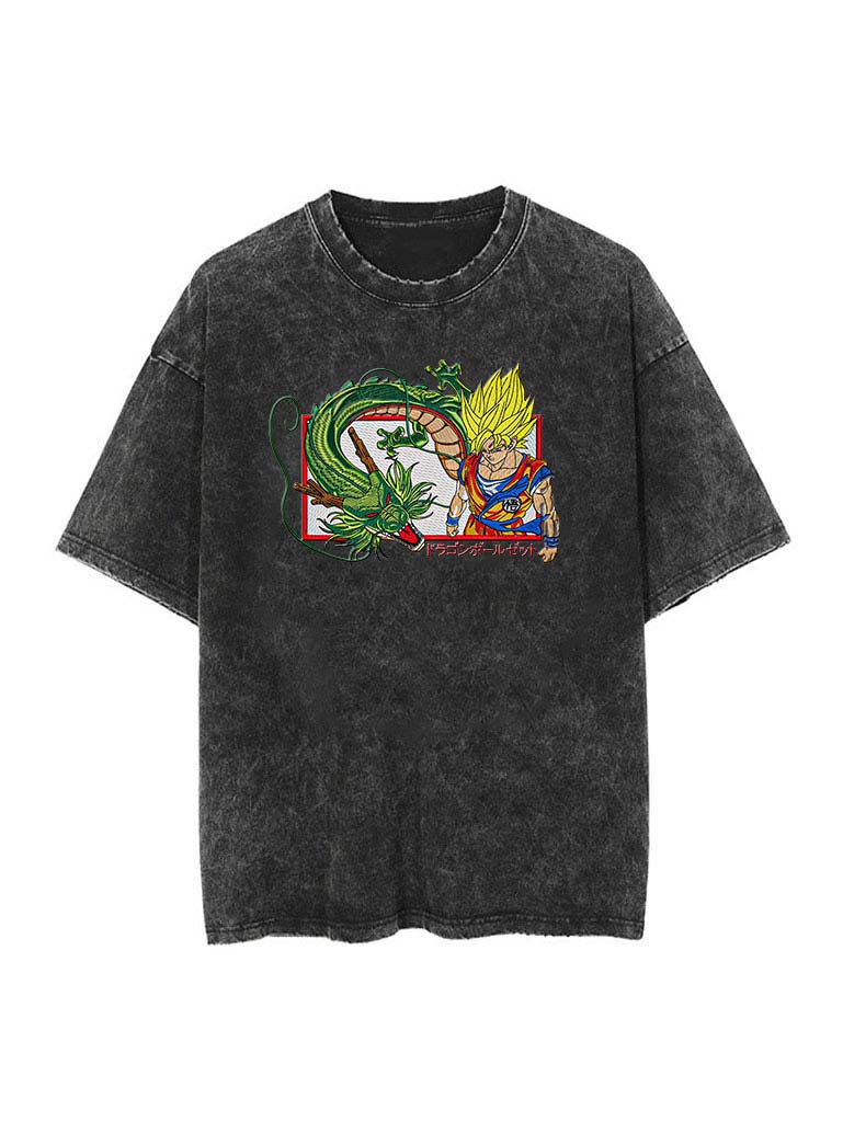 Shenron Stickerei-T-Shirt