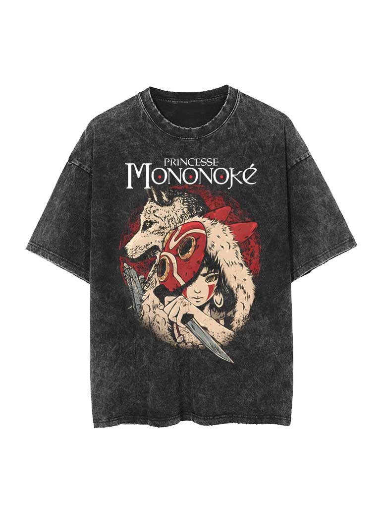 Prinzessin Mononoke Vintage-T-Shirt